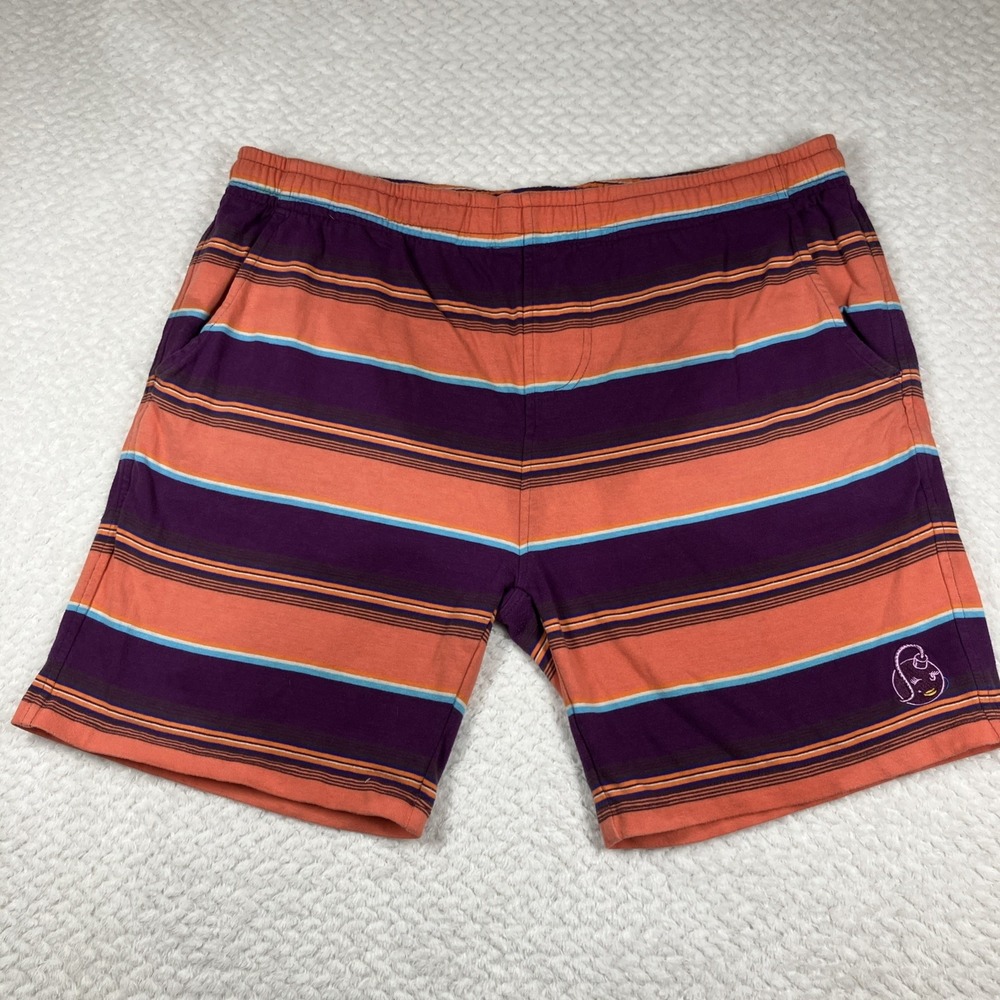 The Hundreds Drawstring‎ Sweat Shorts Logo Spell Out Black Size Large Y2K Street